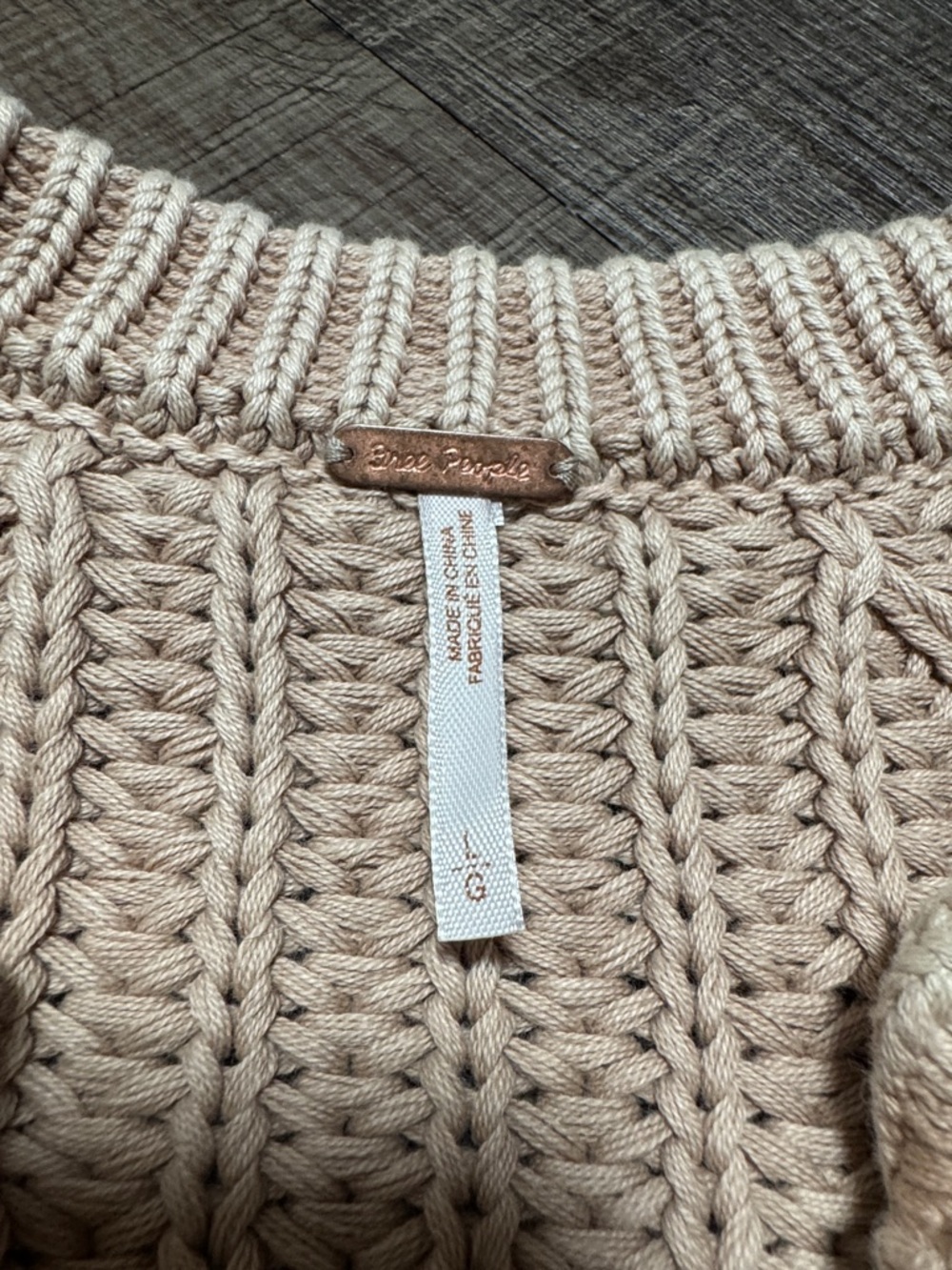 Free People Sweet Nothing Cardi Cropped Chunky Knit Cardigan - Picture 6 of 9